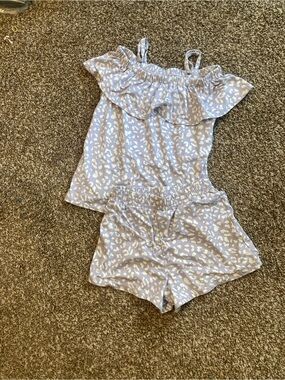Kids gray Leopard Print Matching Set - Brand: